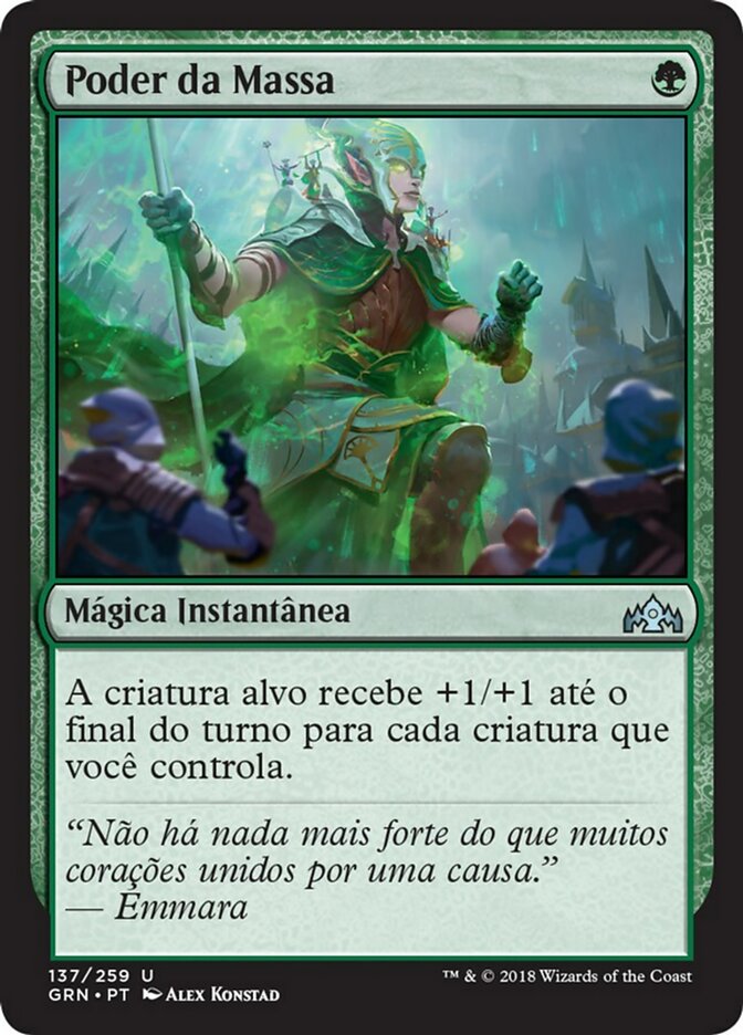 Might of the Masses (Guilds of Ravnica #137)