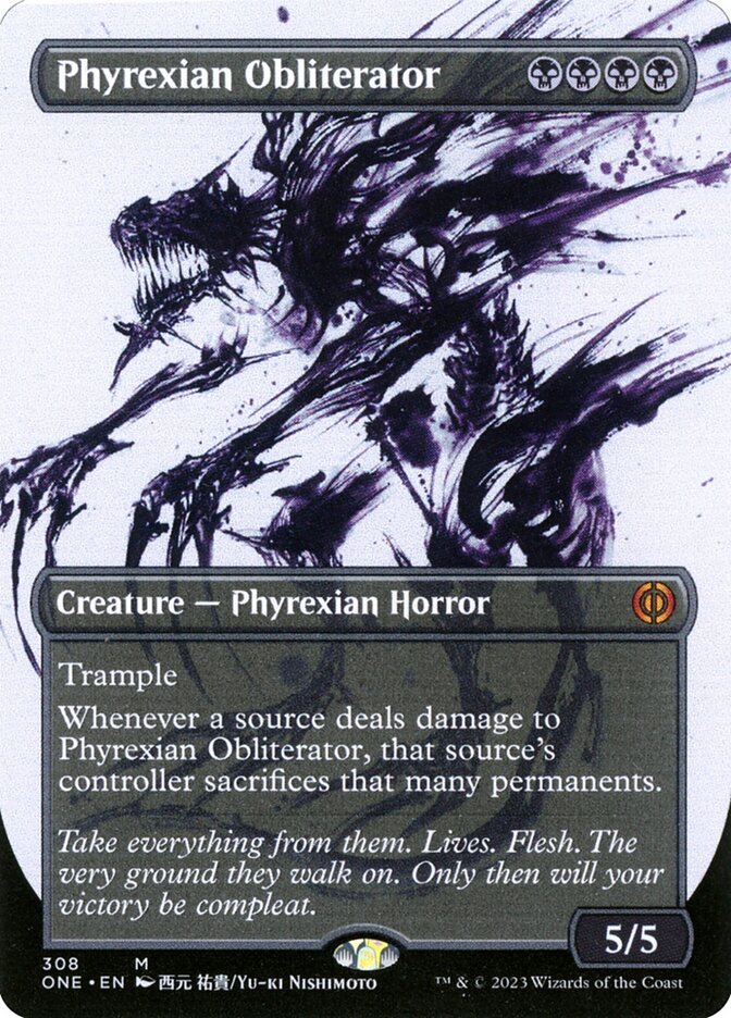 Phyrexian Obliterator · Phyrexia: All Will Be One (ONE) #308 