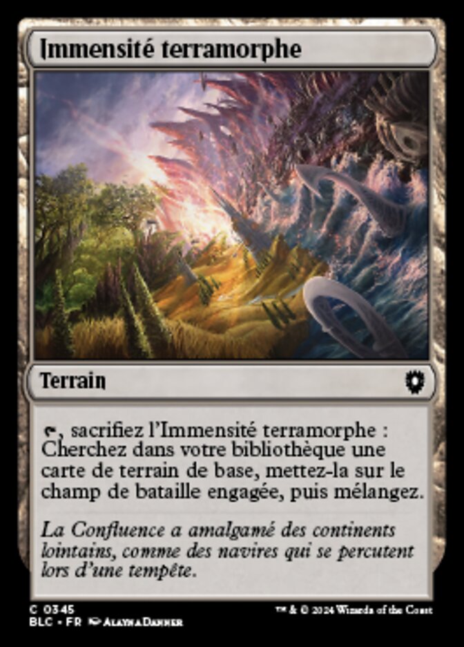 Terramorphic Expanse (Bloomburrow Commander #345)