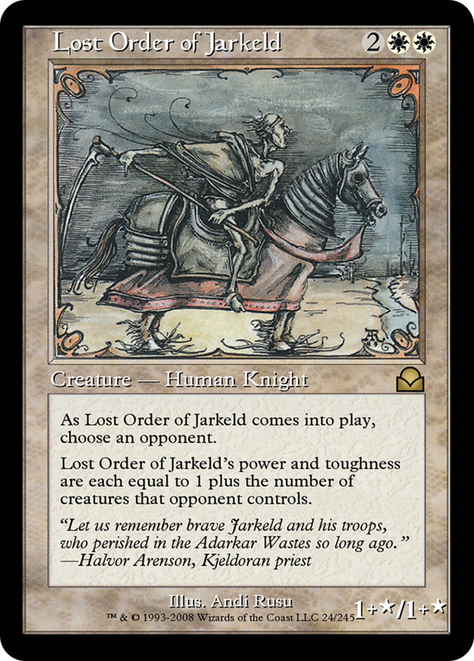 Lost Order of Jarkeld (Masters Edition II #24)