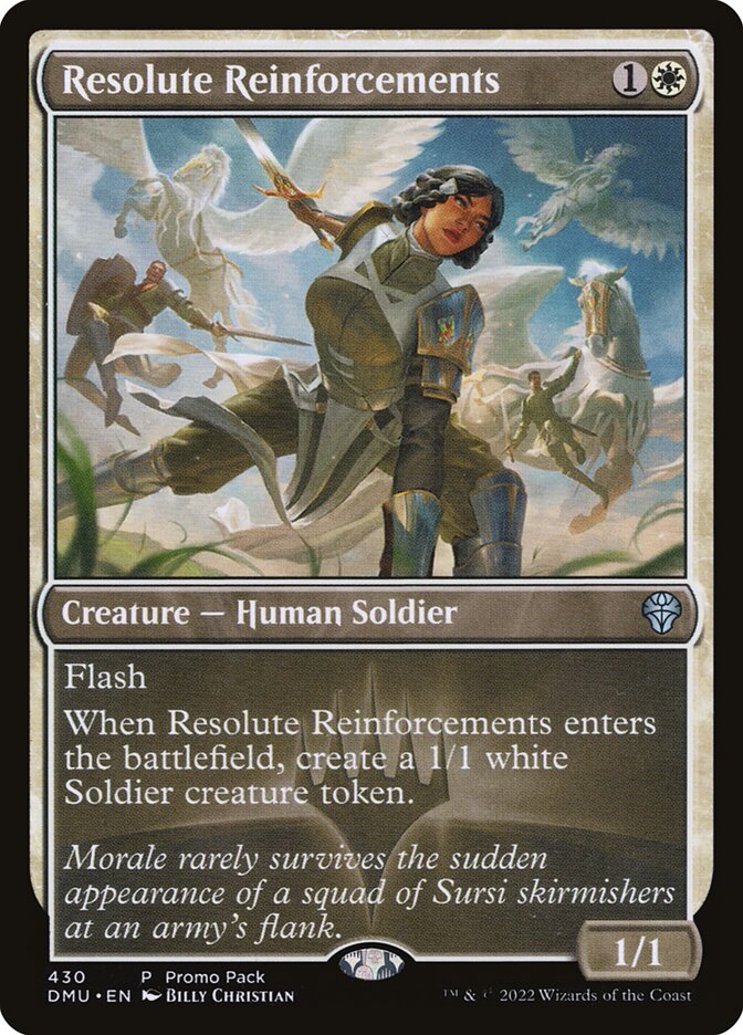 Resolute Reinforcements (Dominaria United #430)