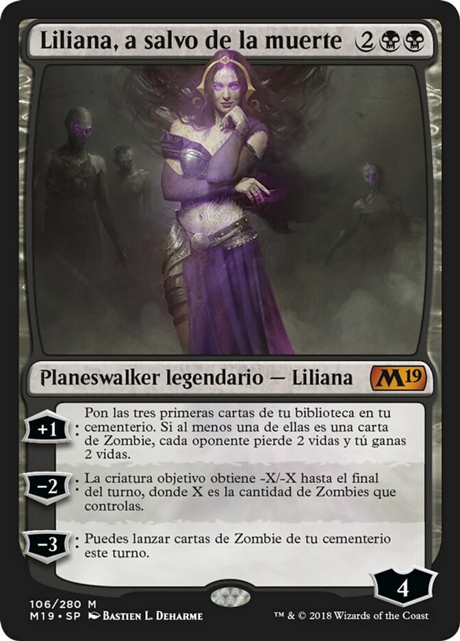 Liliana, Untouched by Death (Core Set 2019 #106)