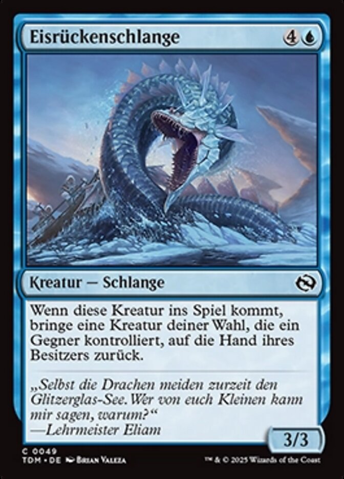 Eisrückenschlange