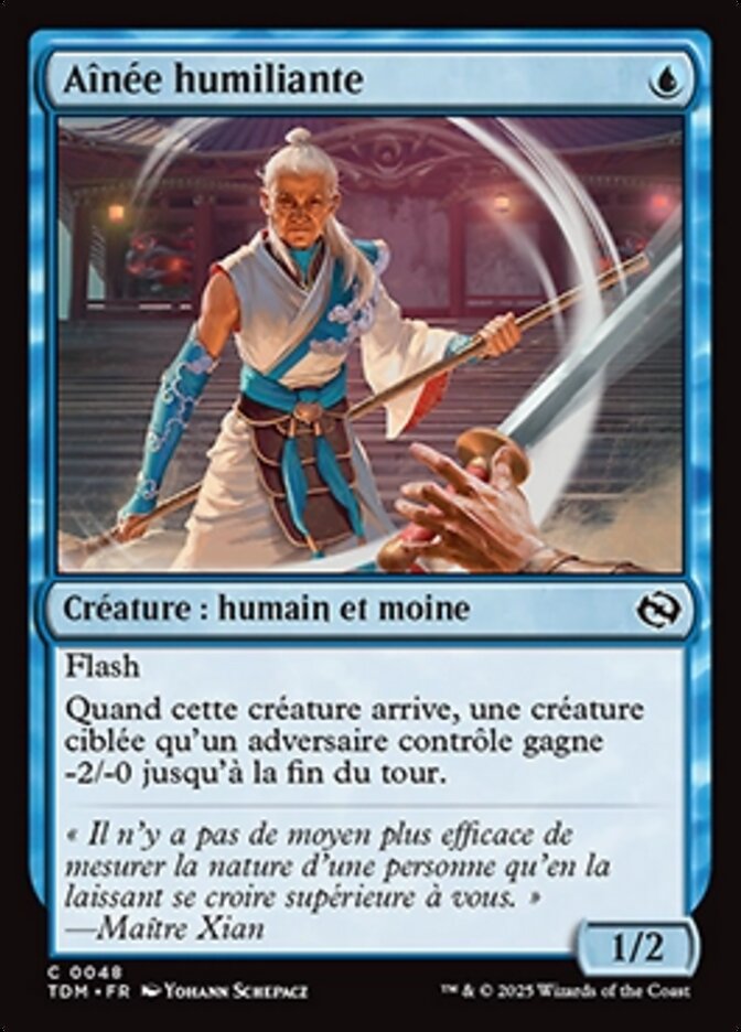 Aînée humiliante