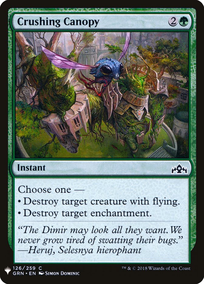 Crushing Canopy (The List #GRN-126)