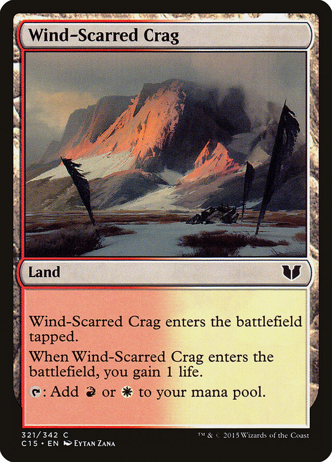 Wind-Scarred Crag (Commander 2015 #321)