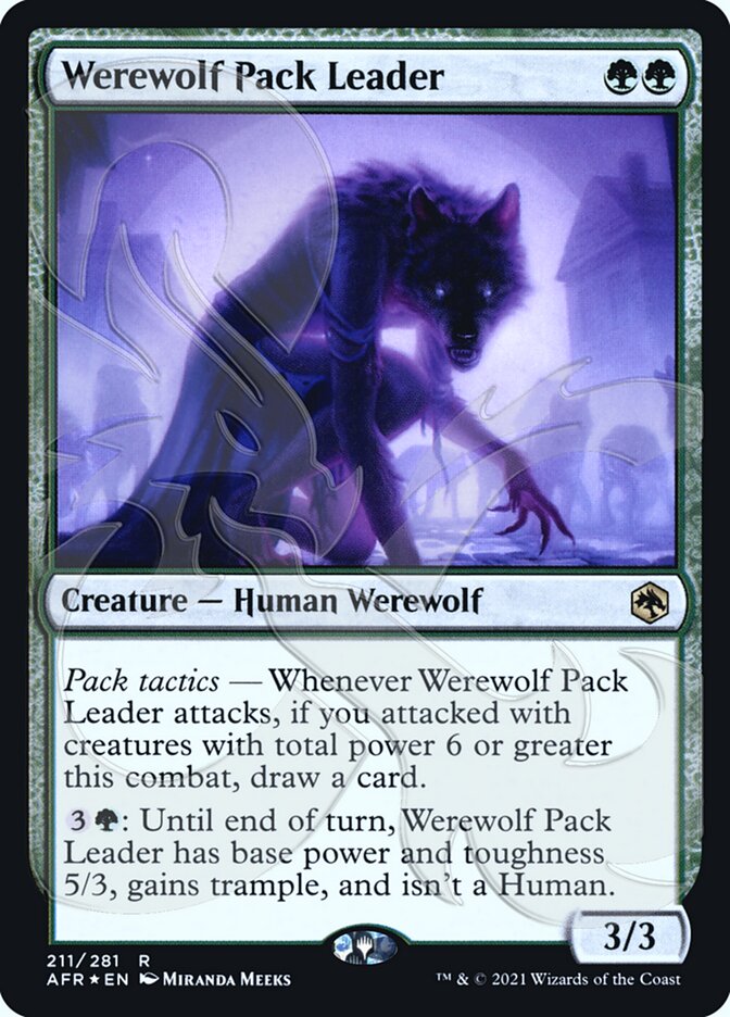 Werewolf Pack Leader (Adventures in the Forgotten Realms Promos #211a)