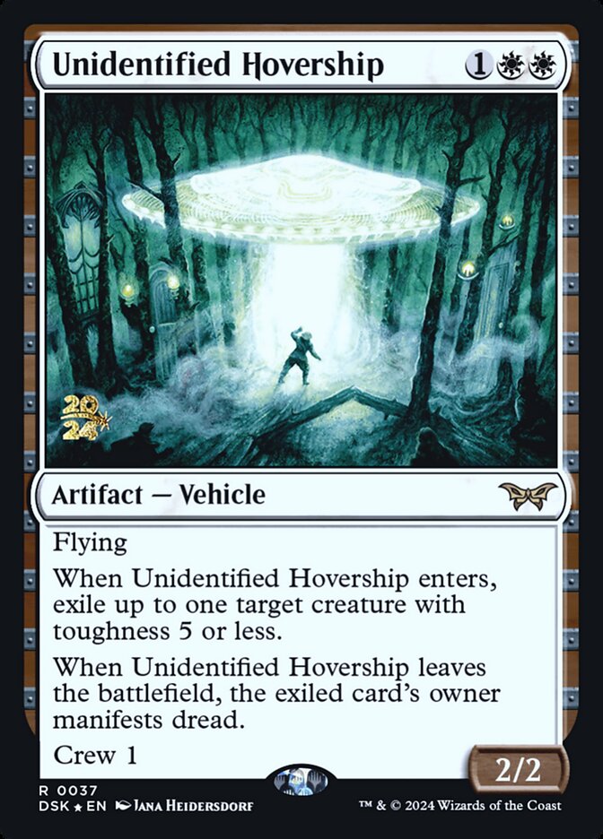 Unidentified Hovership (Duskmourn: House of Horror Promos #37s)