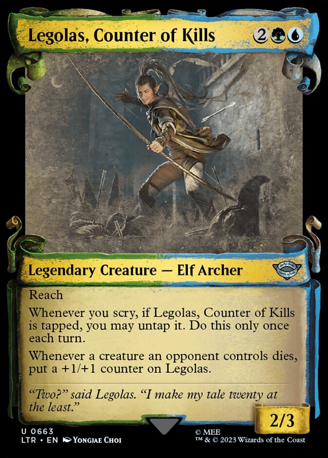 Legolas, Counter of Kills