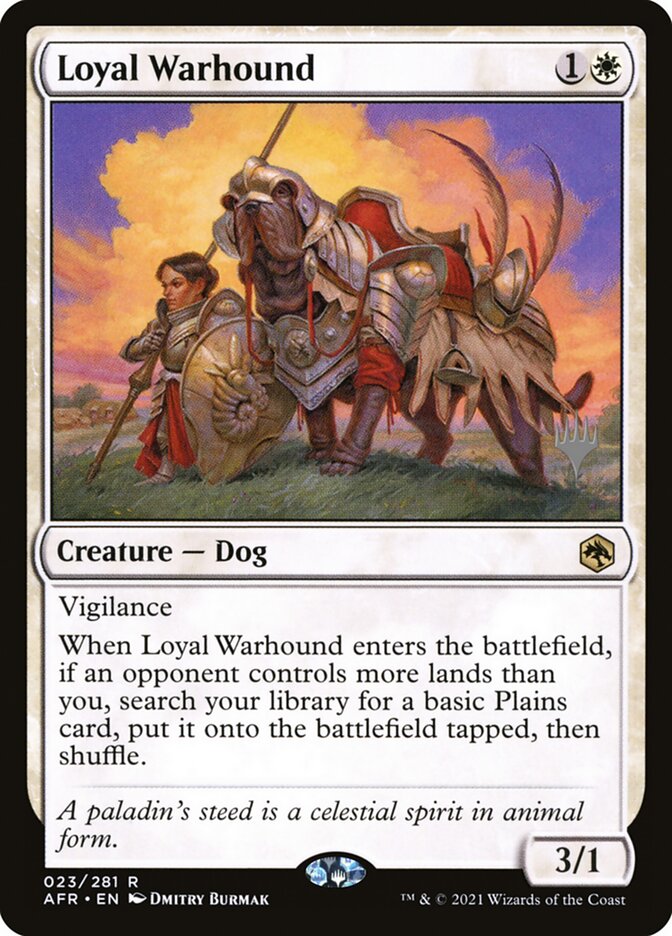 Loyal Warhound (Adventures in the Forgotten Realms Promos #23p)