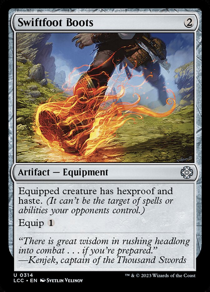 Swiftfoot Boots (The Lost Caverns of Ixalan Commander #314)