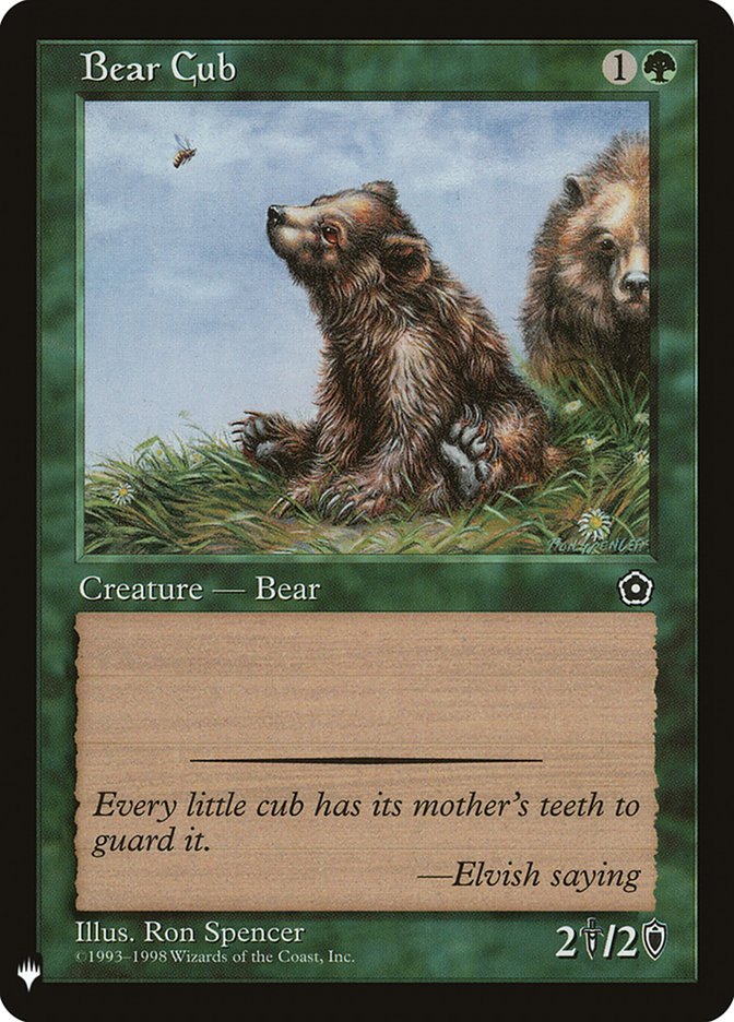 Bear Cub (The List #P02-123)