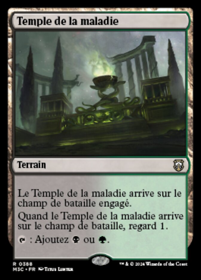 Temple of Malady (Modern Horizons 3 Commander #388)