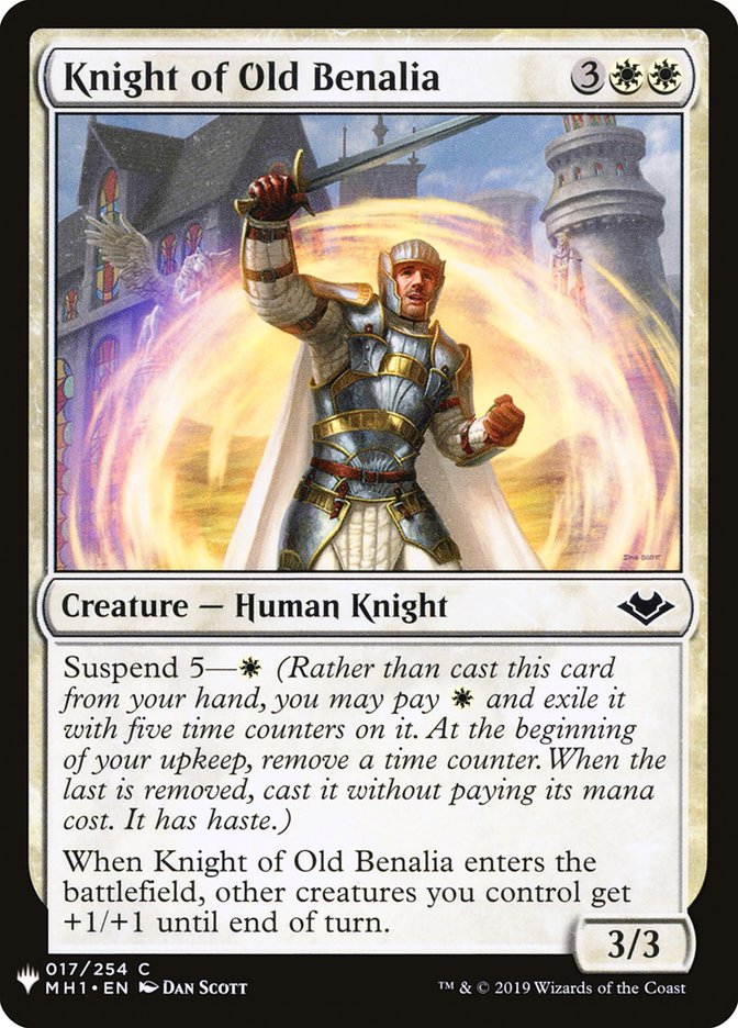 Knight of Old Benalia (The List #MH1-17)