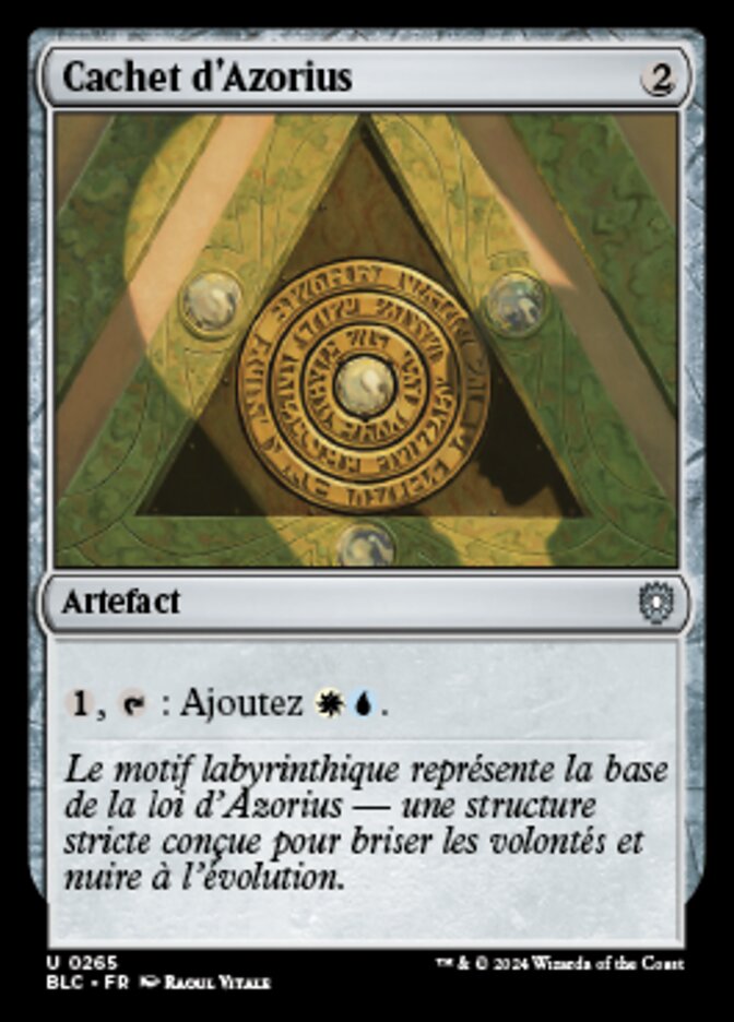 Azorius Signet (Bloomburrow Commander #265)