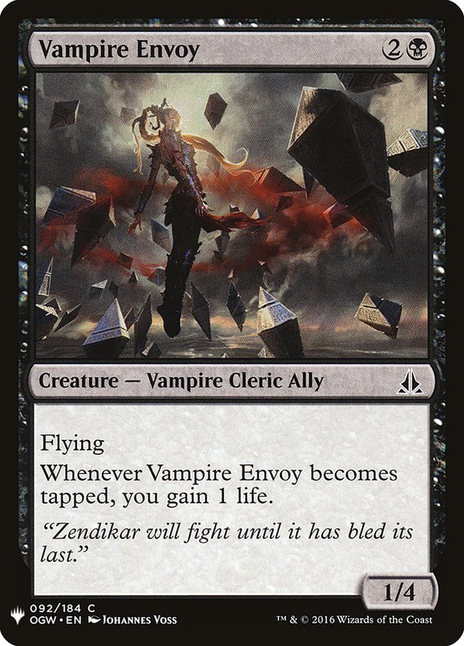 Vampire Envoy (The List #OGW-92)