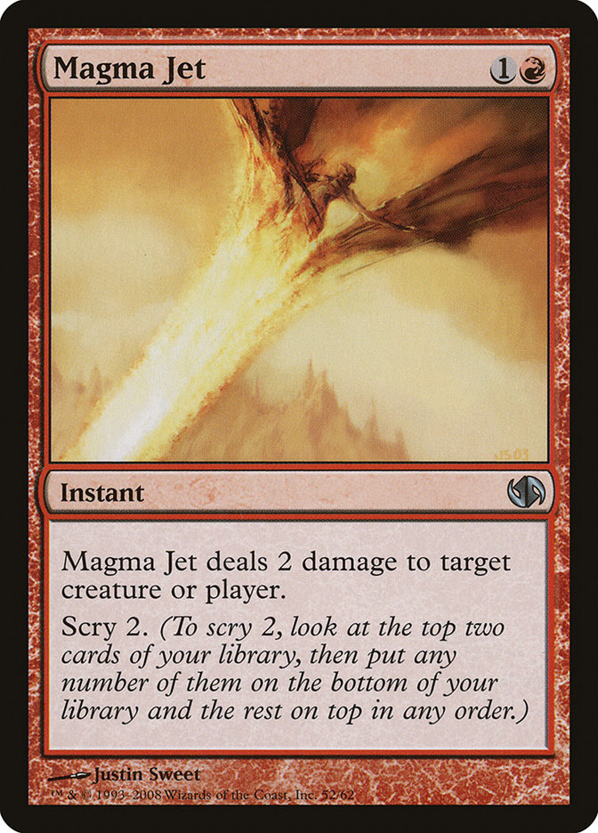Magma Jet (Duel Decks: Jace vs. Chandra #52)