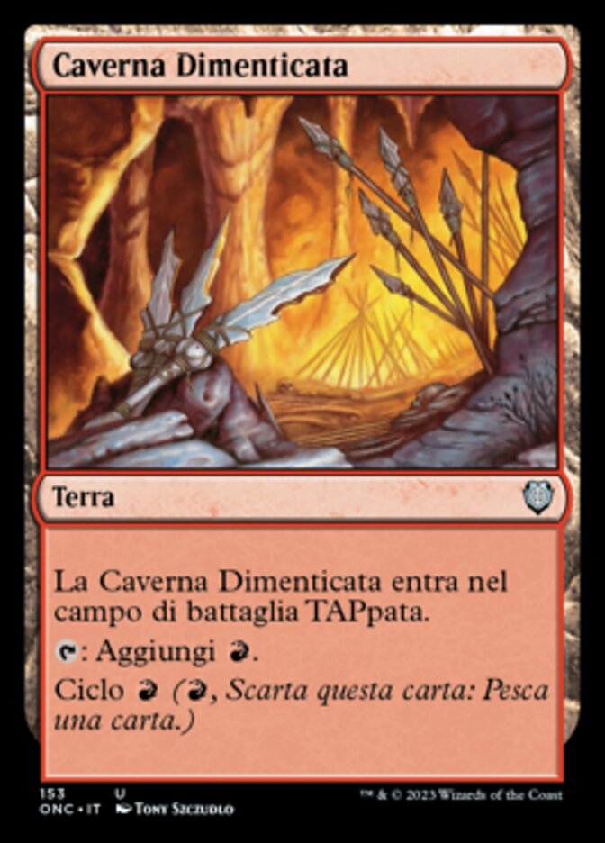 Forgotten Cave (Phyrexia: All Will Be One Commander #153)