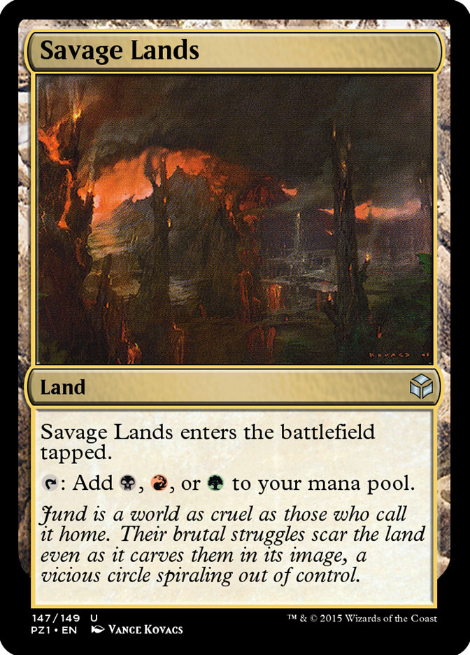 Savage Lands (Legendary Cube Prize Pack #147)