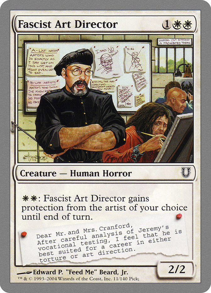 Fascist Art Director (Unhinged #11)