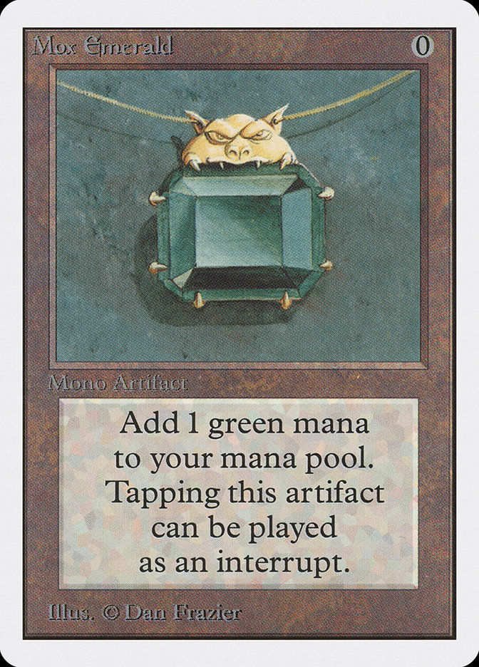 Mox Emerald · Unlimited Edition (2ED) #262 · Scryfall Magic The 