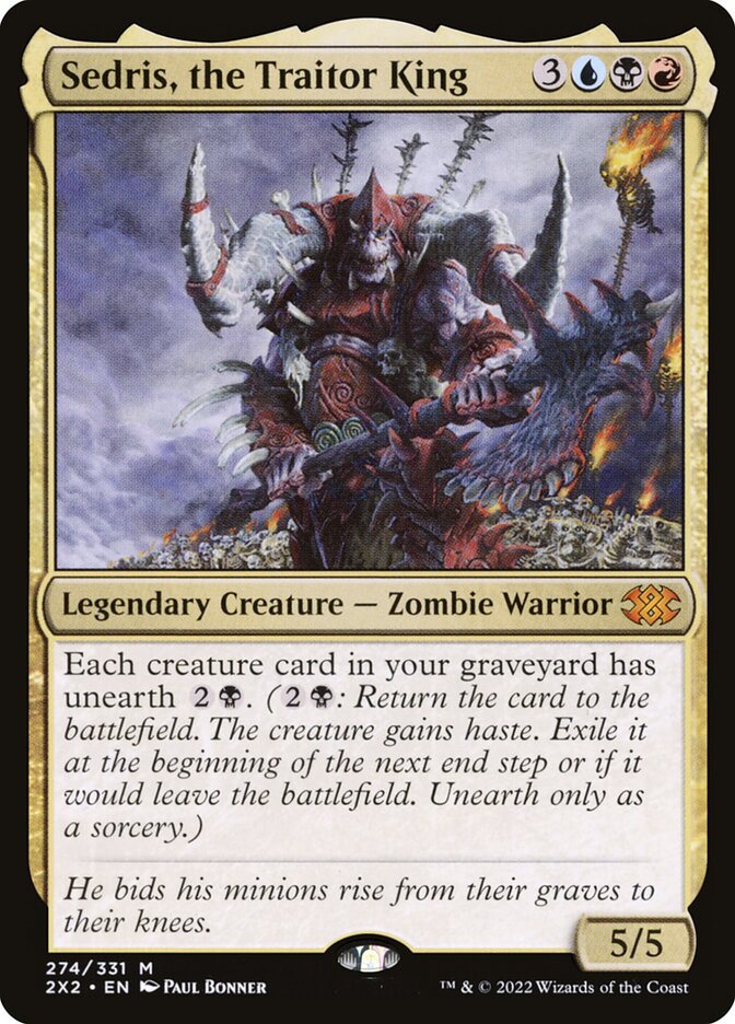 Sedris, the Traitor King (Double Masters 2022 #274)