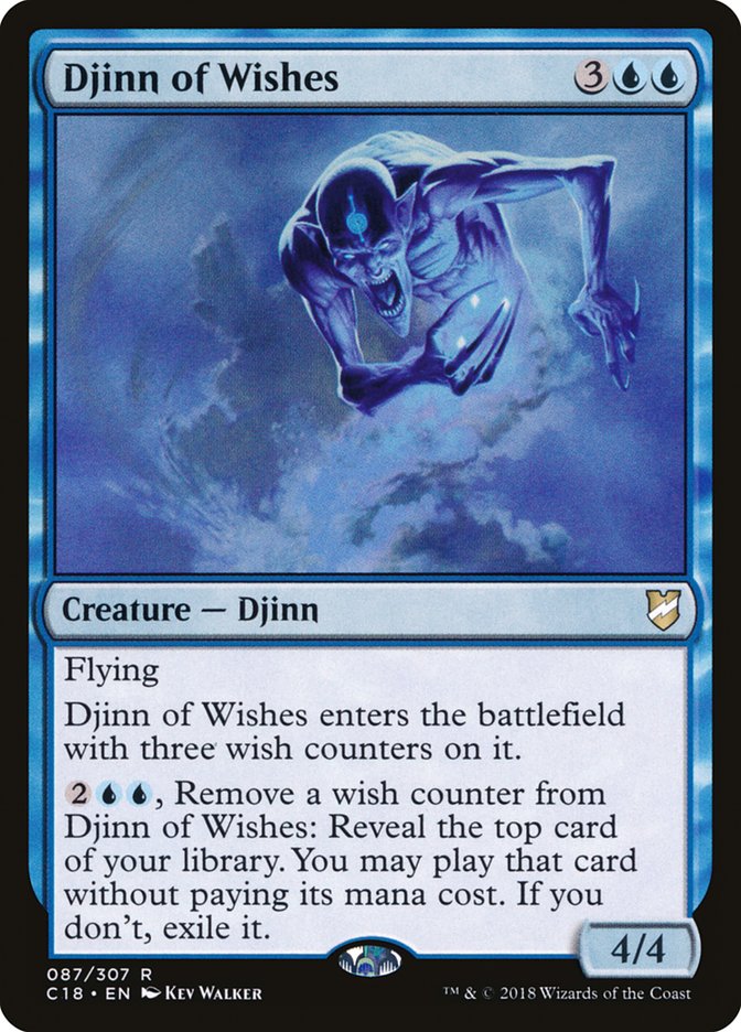 Djinn of Wishes (Commander 2018 #87)
