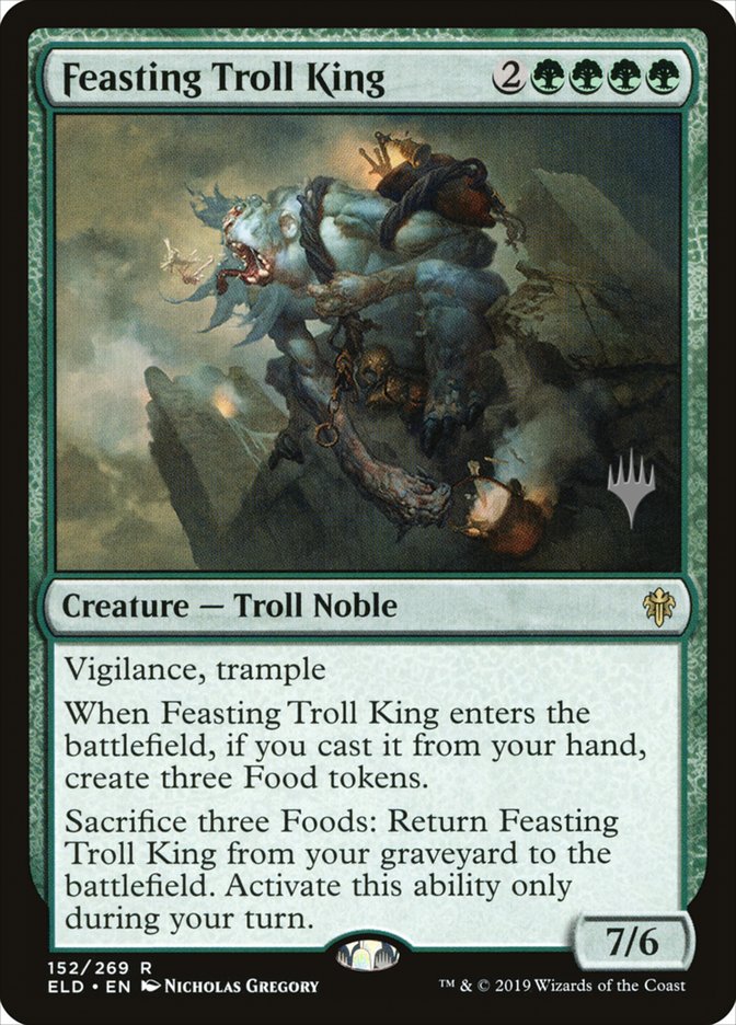 Feasting Troll King (Throne of Eldraine Promos #152p)