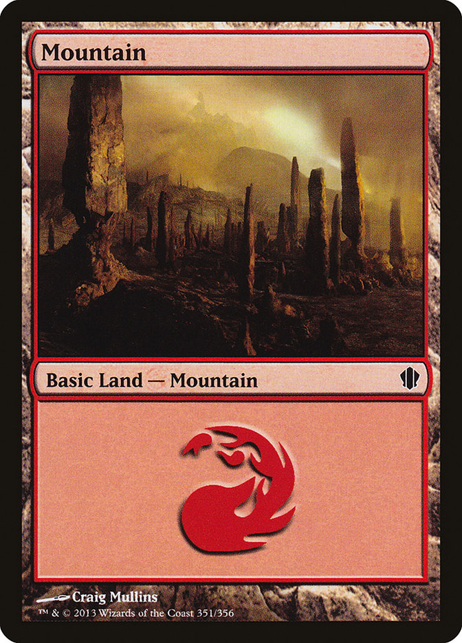Mountain (Commander 2013 #351)