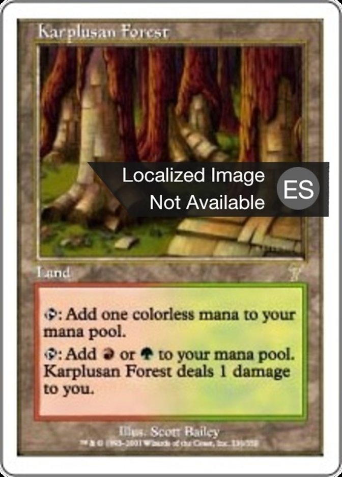 Karplusan Forest (Seventh Edition #336)