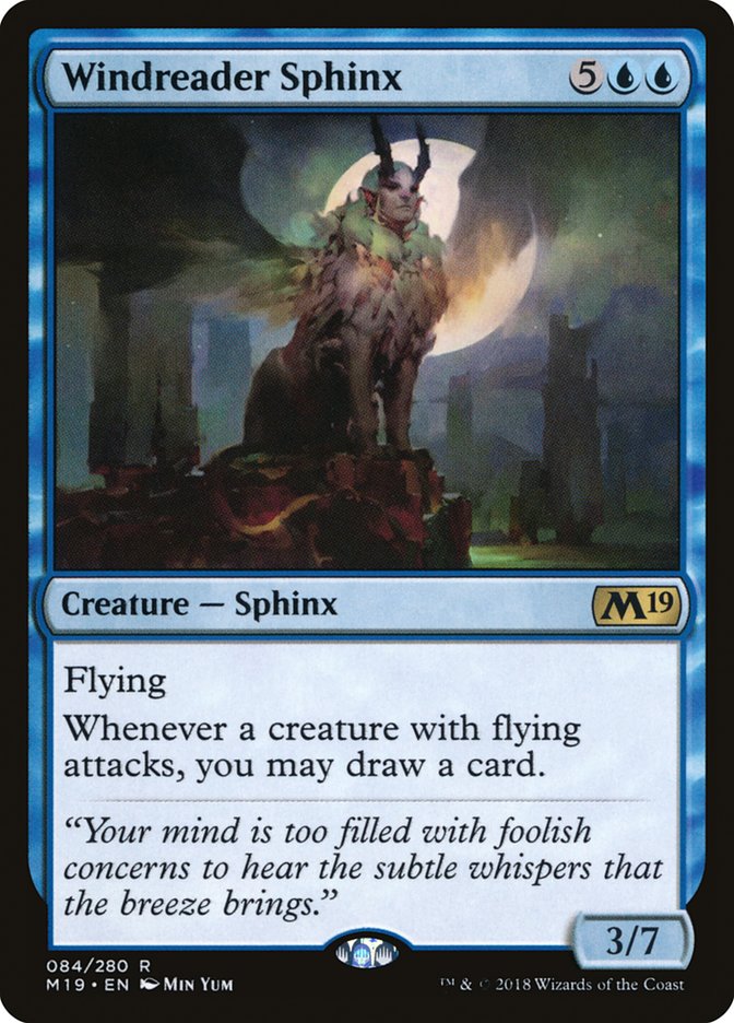 Windreader Sphinx (Core Set 2019 #84)