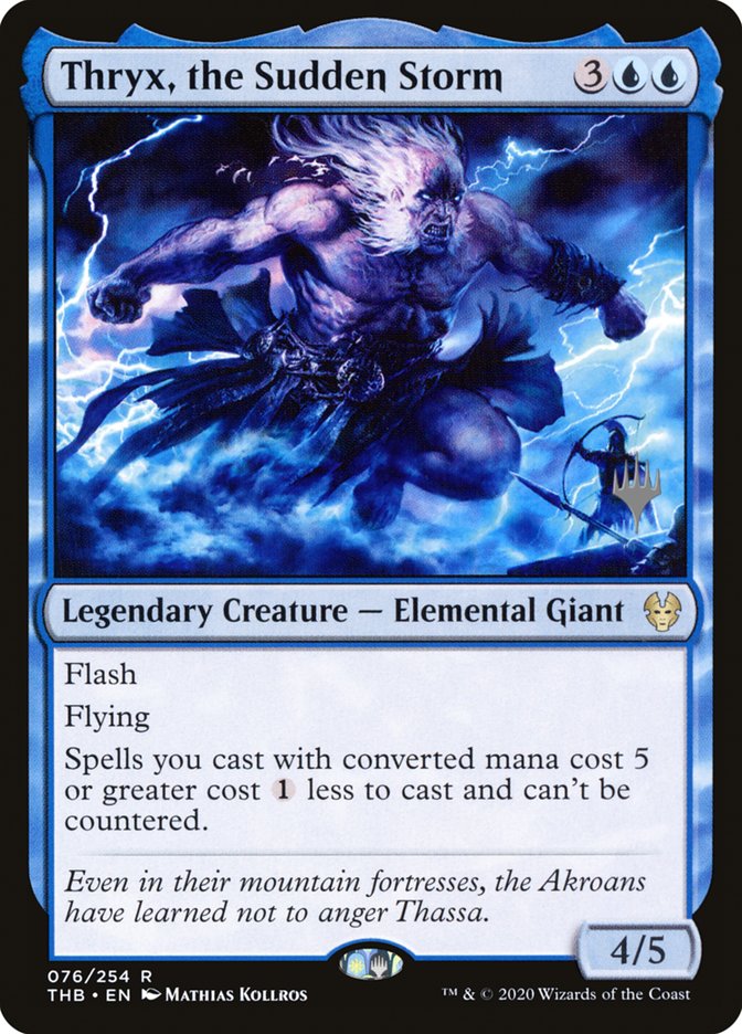 Thryx, the Sudden Storm (Theros Beyond Death Promos #76p)