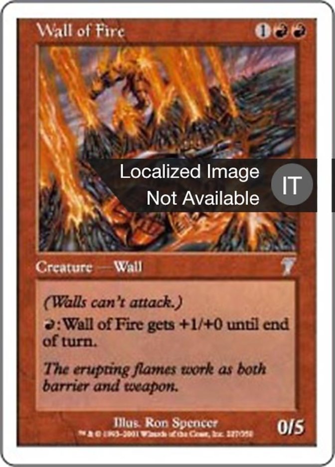 Wall of Fire (Seventh Edition #227)