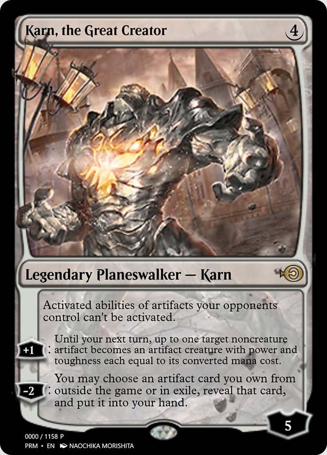 Karn, the Great Creator (Magic Online Promos #72245)