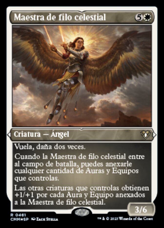 Maestra de filo celestial