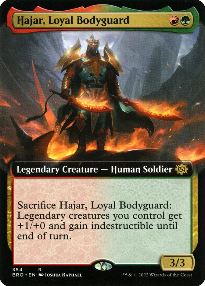 Hajar, Loyal Bodyguard (The Brothers' War #354)