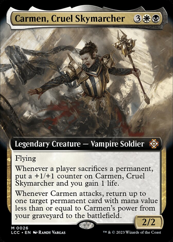 Carmen, Cruel Skymarcher (The Lost Caverns of Ixalan Commander #26)