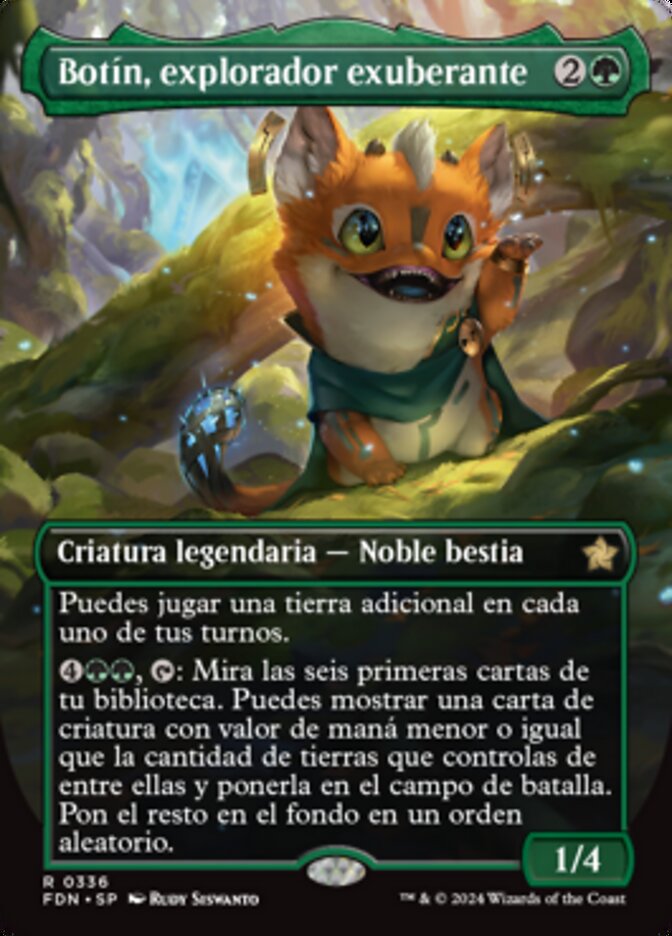 Botín, explorador exuberante