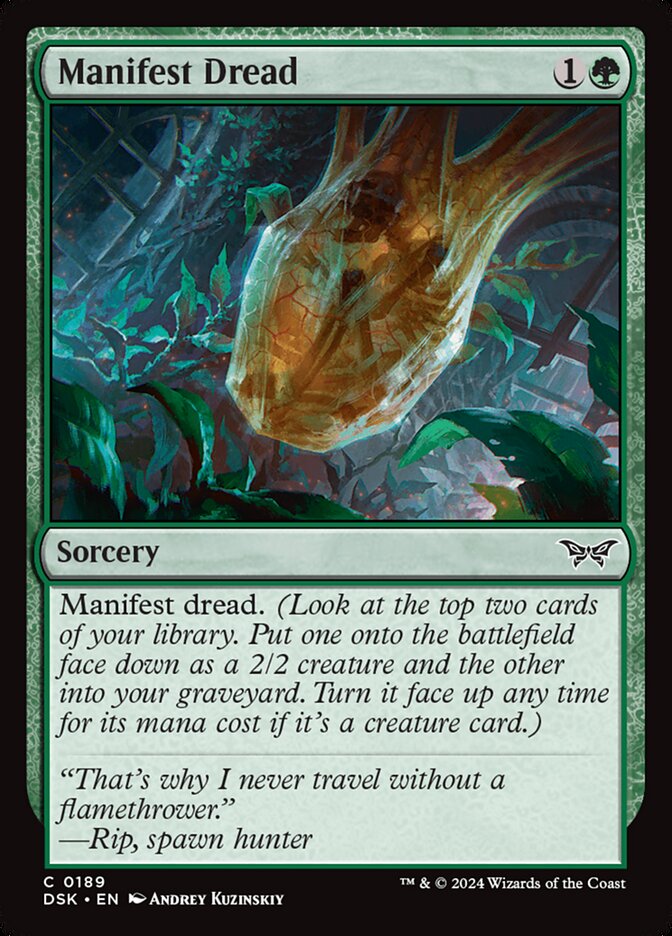 MTG Duskmourn – All Monogreen Cards Revealed