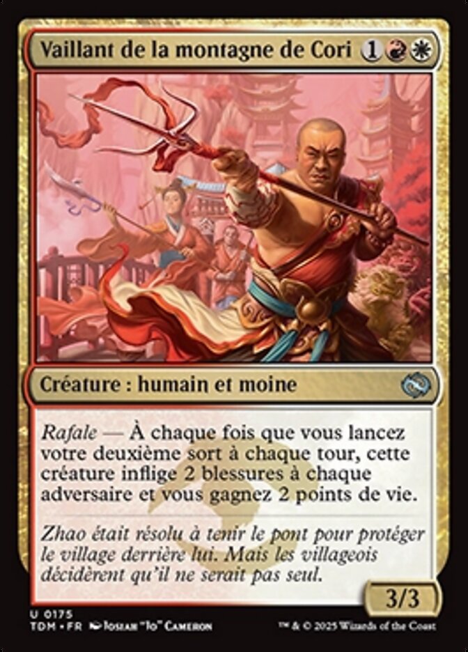 Vaillant de la montagne de Cori