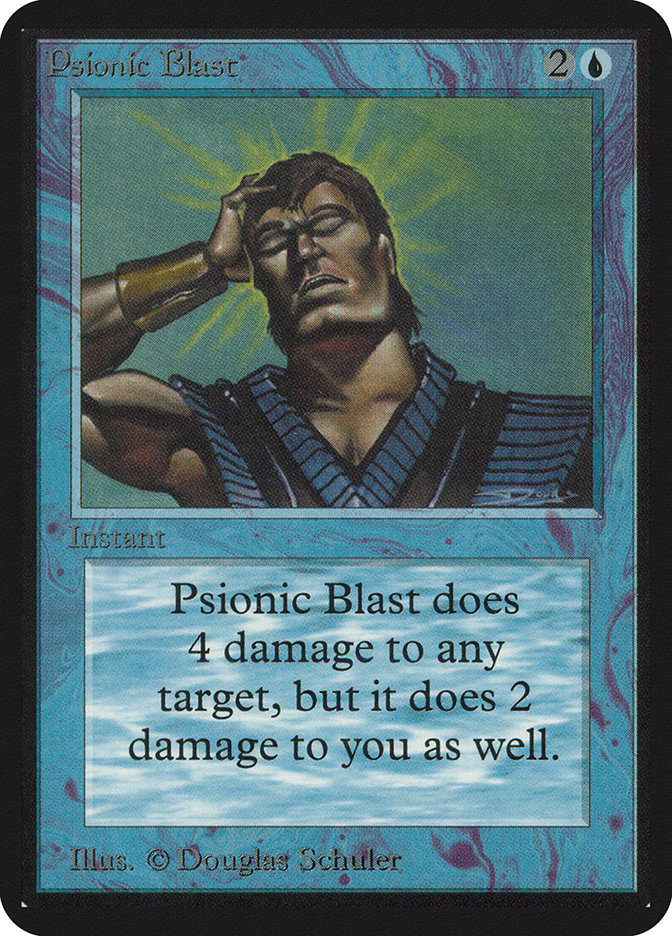 Psionic Blast (Limited Edition Alpha #74)