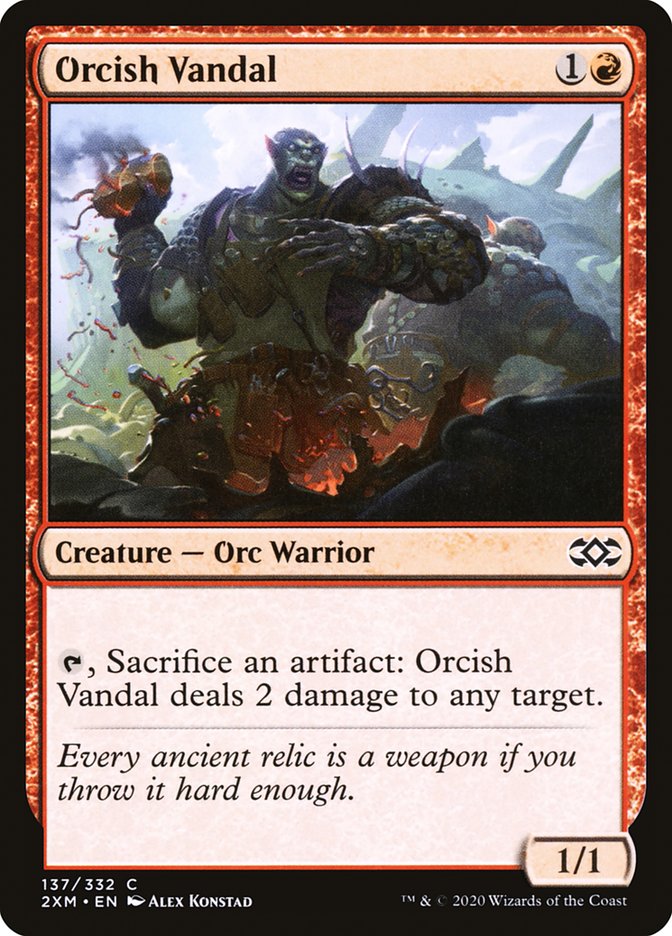 Orcish Vandal (Double Masters #137)