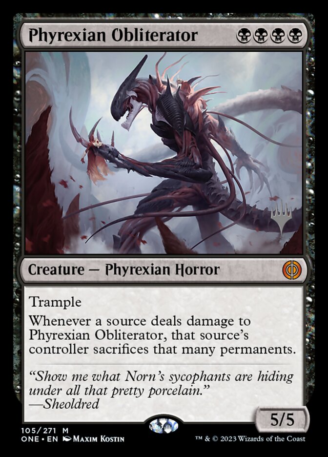 Phyrexian Obliterator (Phyrexia: All Will Be One Promos #105p)
