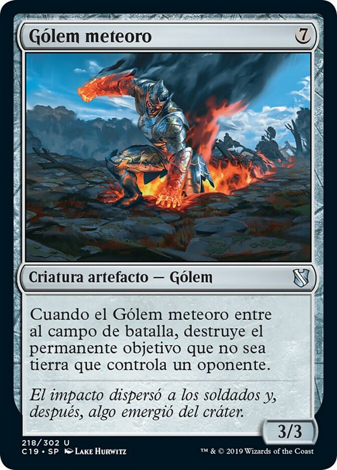 Meteor Golem (Commander 2019 #218)