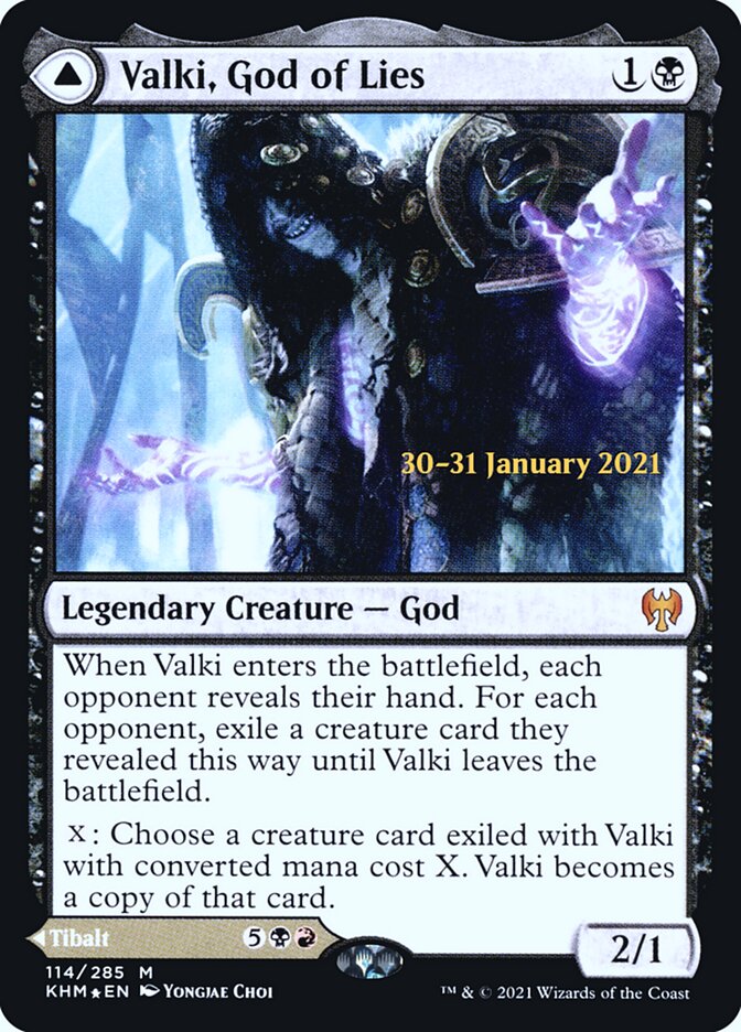 Valki, God of Lies // Tibalt, Cosmic Impostor (Kaldheim Promos #114s)