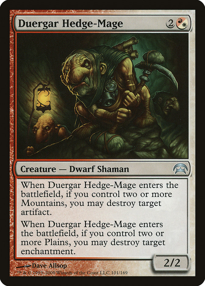 Duergar Hedge-Mage (Planechase #101)