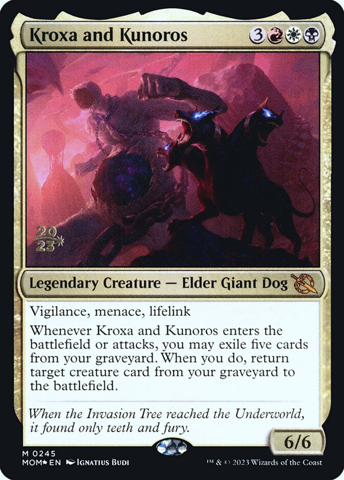 Kroxa and Kunoros (March of the Machine Promos #245s)