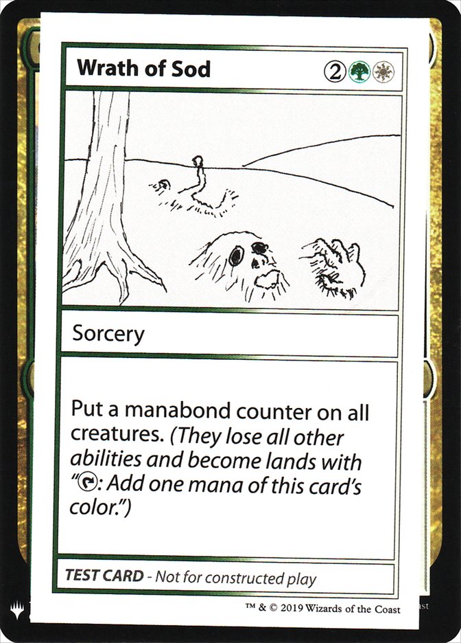 Wrath of Sod (Mystery Booster Playtest Cards 2019 #103)