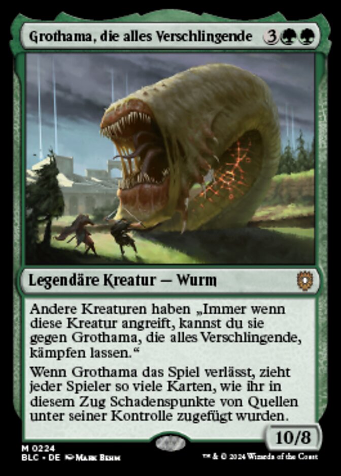 Grothama, All-Devouring (Bloomburrow Commander #224)