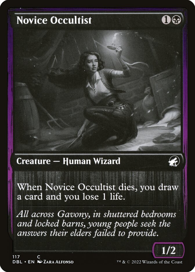 Novice Occultist (Innistrad: Double Feature #117)